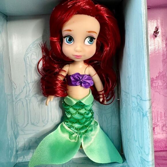 NEW Ariel Little Mermaid Mini Doll 2023 Disney Animators' Collection 5”H NWOP - Picture 1 of 7